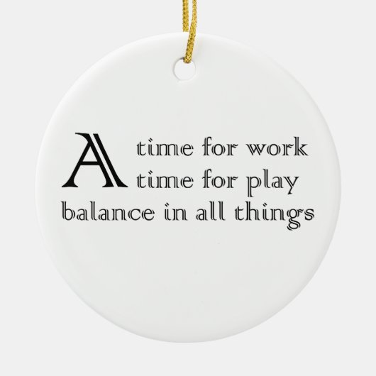 Een tijd keramisch ornament (Voorkant)