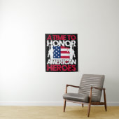 Een tijd om de Amerikaanse helden te eren Wandkleed (In situ)