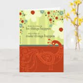 Een tijd om dingen te laten gebeuren kaart (Gele Bloem)