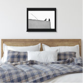 Een tijd om te chatten canvas afdruk (Insitu (Slaapkamer))