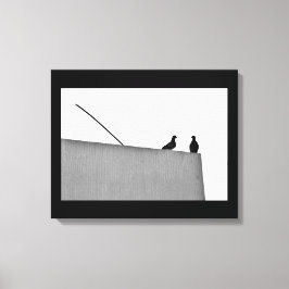 Een tijd om te chatten canvas afdruk