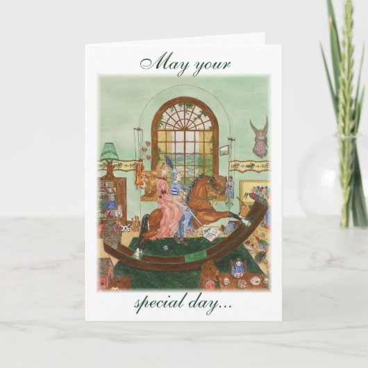 "Een Tijd om te Doen alsof" Kaart (Voorkant)