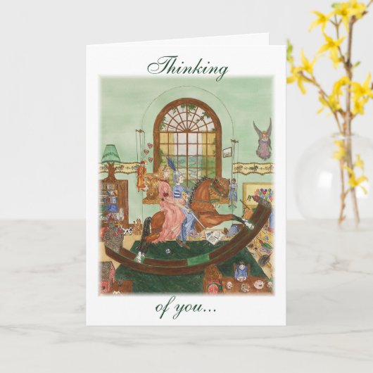 "Een Tijd om te Doen alsof" Kaart (Gele Bloem)