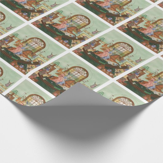 "Een tijd om te doen" Cadeaupapier (Hoek)