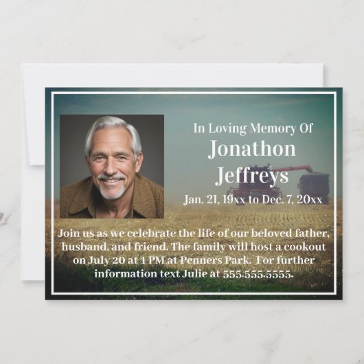 Een tijd om te rennen combineert zich in het vierk kaart (Achterkant)