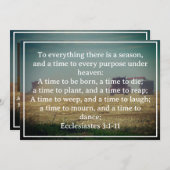 Een tijd om te rennen combineert zich in het vierk kaart (Voorkant / Achterkant)