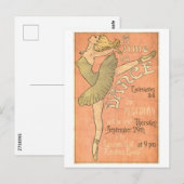 Een tijd tot denken, Art Nouveau, Briefkaart (Voorkant / Achterkant)