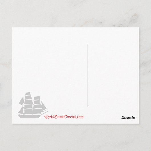 Een tijd van duisternis - briefkaart (Achterkant)