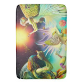 Een tijd van vergoedingsolieverfschilderij badmat (Voorkant Verticaal)