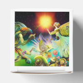 Een tijd van vergoedingsolieverfschilderij bedankdoosjes (Bovenkant)