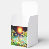 Een tijd van vergoedingsolieverfschilderij bedankdoosjes (Geopend)