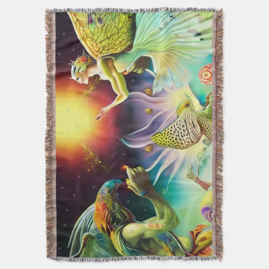 Een tijd van vergoedingsolieverfschilderij deken (Voorkant Verticaal)