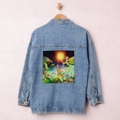 Een tijd van vergoedingsolieverfschilderij denim jacket (Hangar)