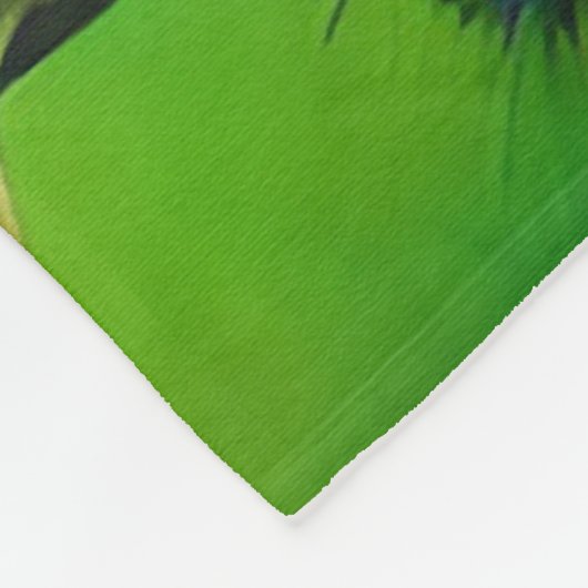 Een tijd van vergoedingsolieverfschilderij fleece deken (Hoek)