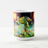 Een tijd van vergoedingsolieverfschilderij koffiemok (Center)