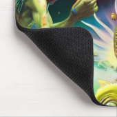 Een tijd van vergoedingsolieverfschilderij muismat (Hoek)