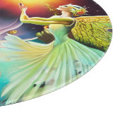 Een tijd van vergoedingsolieverfschilderij snijplank (Hoek)