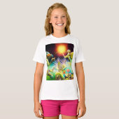 Een tijd van vergoedingsolieverfschilderij t-shirt (Voorkant volledig)