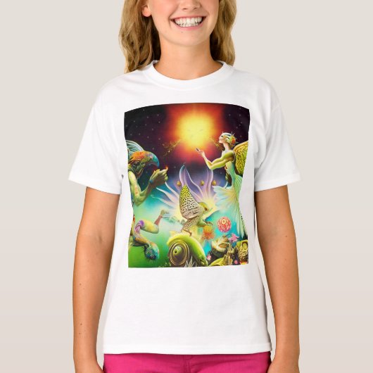 Een tijd van vergoedingsolieverfschilderij t-shirt (Voorkant)