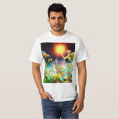 Een tijd van vergoedingsolieverfschilderij t-shirt (Voorkant volledig)