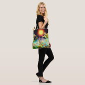 Een tijd van vergoedingsolieverfschilderij tote bag (Op model)