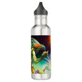 Een tijd van vergoedingsolieverfschilderij waterfles  (Links)