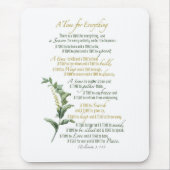 Een tijd voor alles - Prediker 3: 1-8 Muismat (Voorkant)