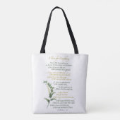 Een tijd voor alles - Prediker 3: 1-8 Tote Bag (Achterkant)