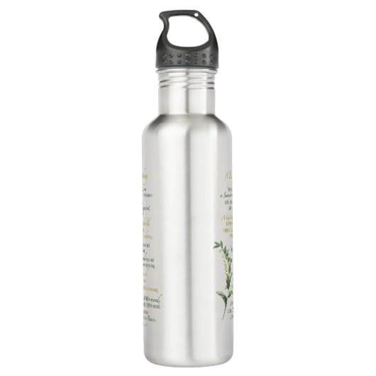 Een tijd voor alles - Prediker 3: 1-8 Waterfles (Achterkant)