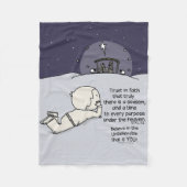 Een tijd voor elk doel fleece deken (Voorkant)