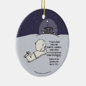 Een tijd voor elk doel keramisch ornament (Rechts)