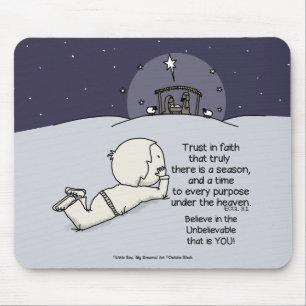 Een tijd voor elk doel muismat