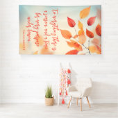 Een tijd voor elk doel Prediker 3:1 Spandoek (Insitu)