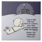 Een tijd voor elk doel tegeltje (Voorkant)