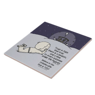 Een tijd voor elk doel tegeltje