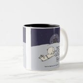 Een tijd voor elk doel tweekleurige koffiemok (Voorkant rechts)