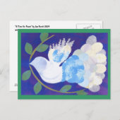 Een tijd voor het briefkaart van de vrede (Voorkant / Achterkant)