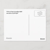 Een tijd voor het briefkaart van de vrede (Achterkant)