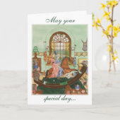 "Een tijd voor het doen alsof" Kaart (Gele Bloem)