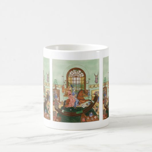 Een tijd voor het doen alsof koffie Mok is (Center)