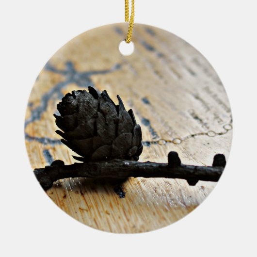 "Een tijd voor rust" Keramisch Ornament (Voorkant)