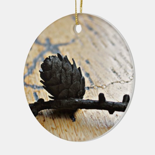 "Een tijd voor rust" Keramisch Ornament (Links)