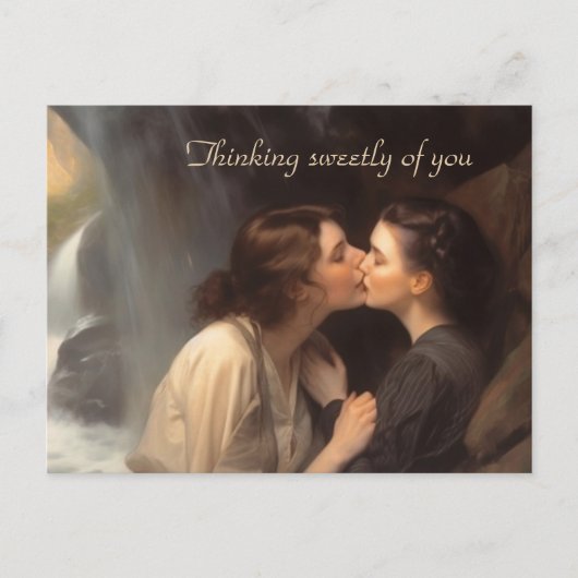 Een tijdje gescheiden van de anderen briefkaart (Voorkant)