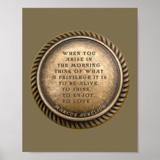 Een tijdloze herinnering om het leven te koesteren poster (Voorkant)