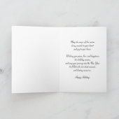 Een tijdloze kerstreis kaart (Binnen)