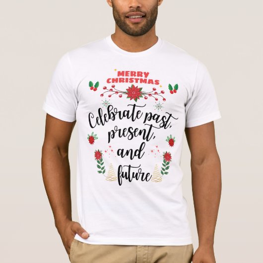 Een tijdloze kerstviering t-shirt (Voorkant)
