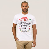 Een tijdloze kerstviering t-shirt (Voorkant volledig)