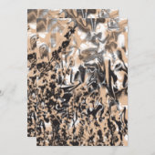 Een tijdloze manier om uw feest aan te kondigen kaart (Voorkant / Achterkant)