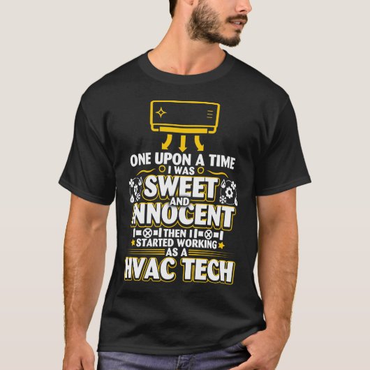 Een tijdzonnige Innocent A Hvac Tech Shirt (Voorkant)