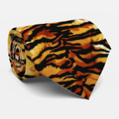 Een tijger aan de staart stropdas (Opgerold)